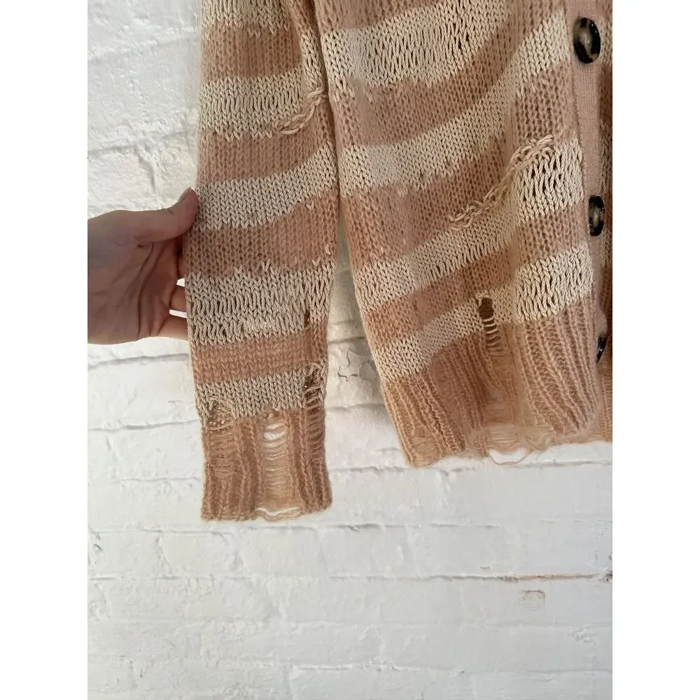 Acne Studios Striped Mohair Cardigan